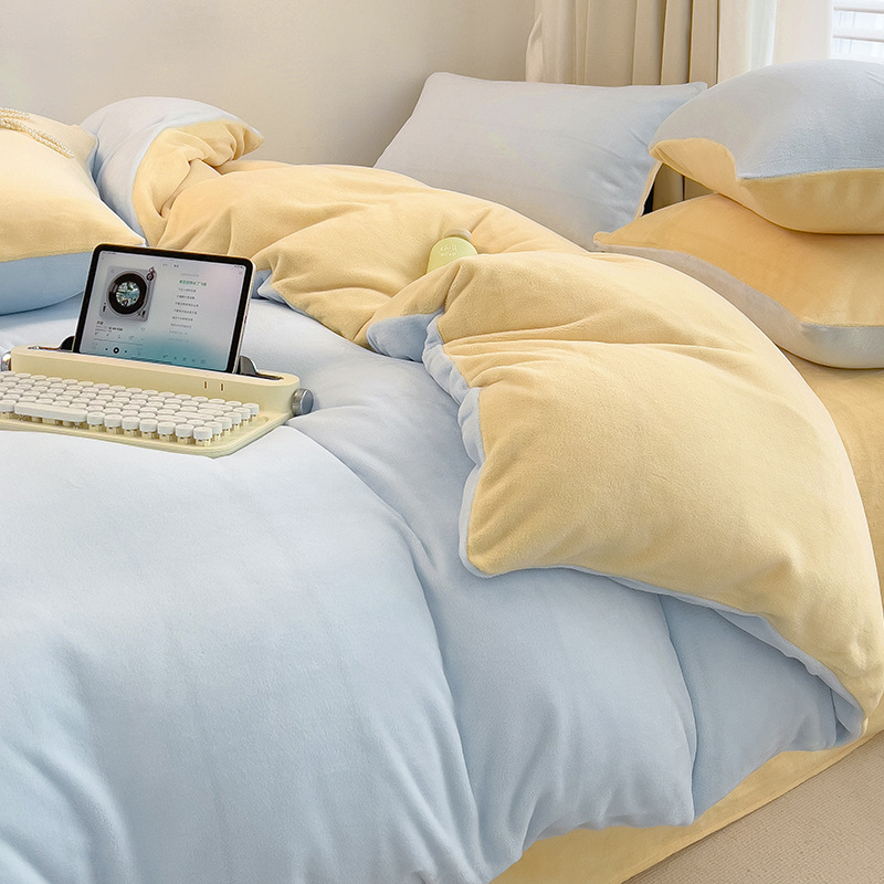 Light blue + milkshake [high weight milk velvet double warm]]