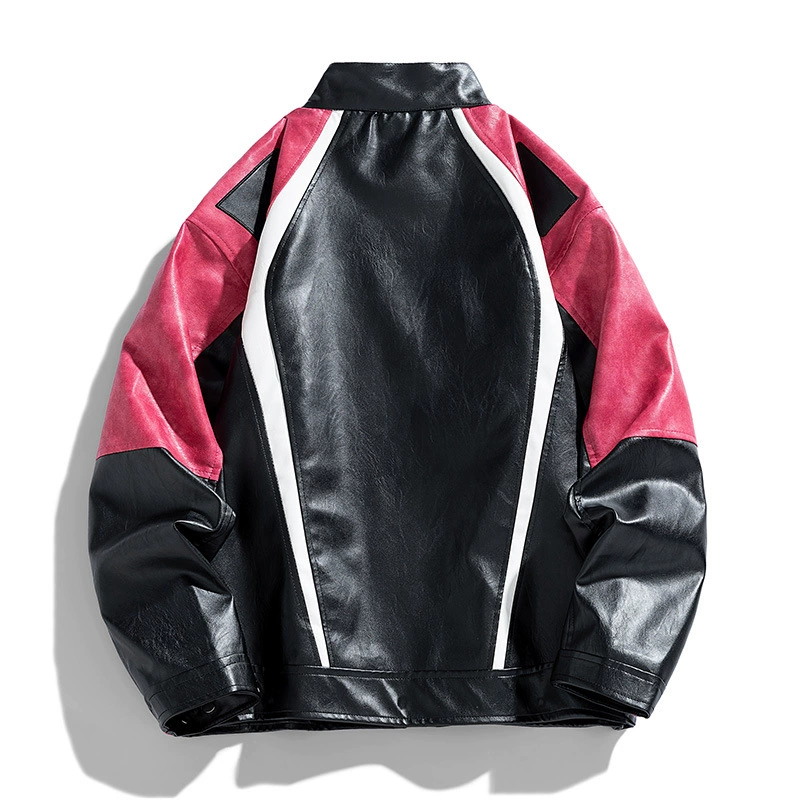 Men's jacket for students, polyurethane racing car, new collection