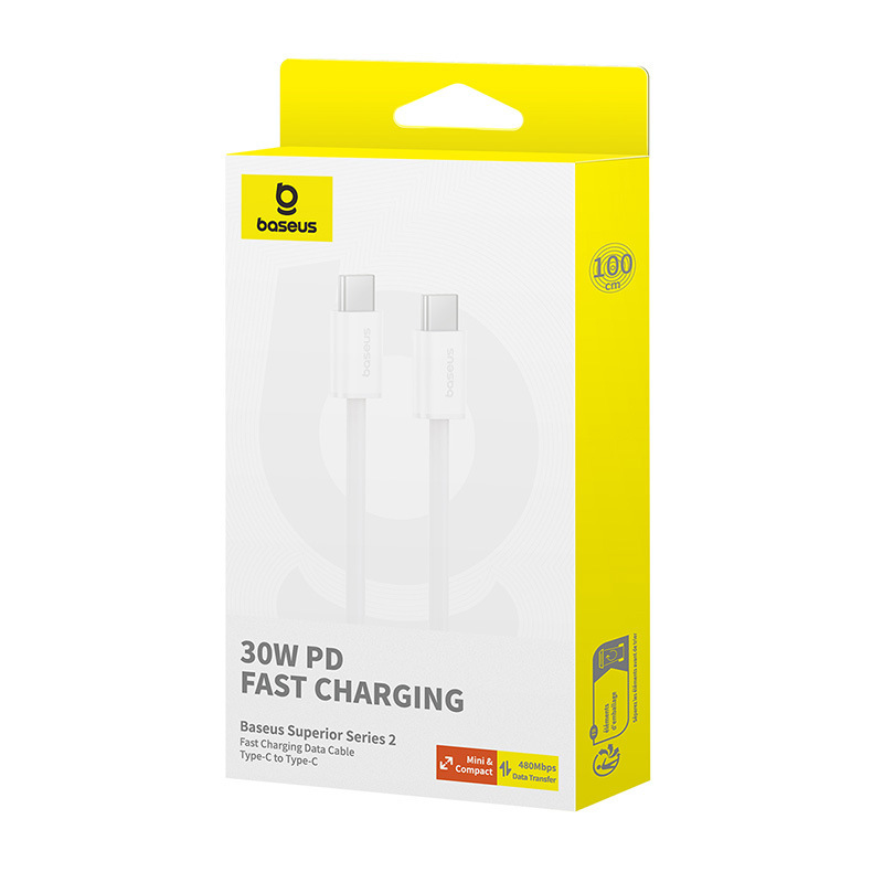 Baseus Yousheng Series 2 Fast Charging Data Cable Type-C to Type-C 30W/100W