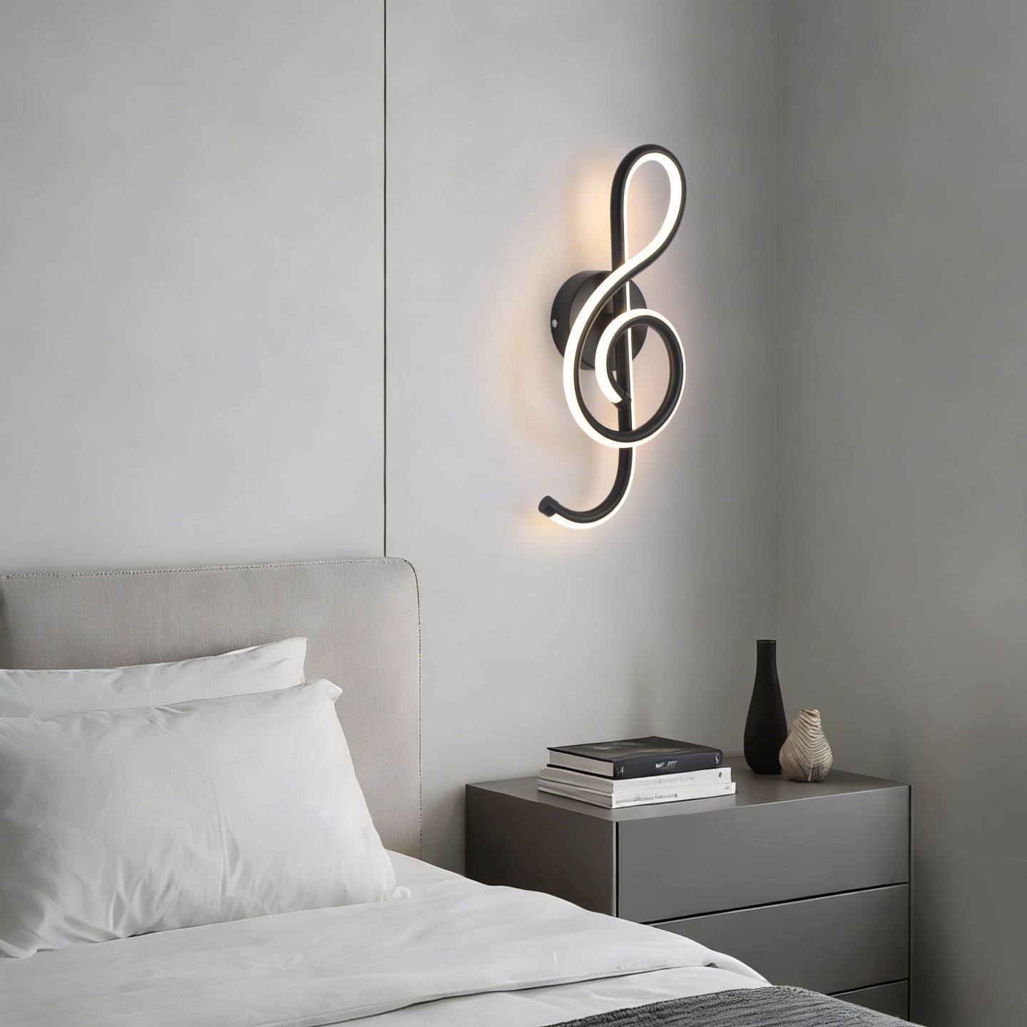 Lámpara de pared LED nueva moderna y minimalista sala de estar balcón dormitorio escalera lámpara de pasillo cama cabeza lámpara de pared una generación