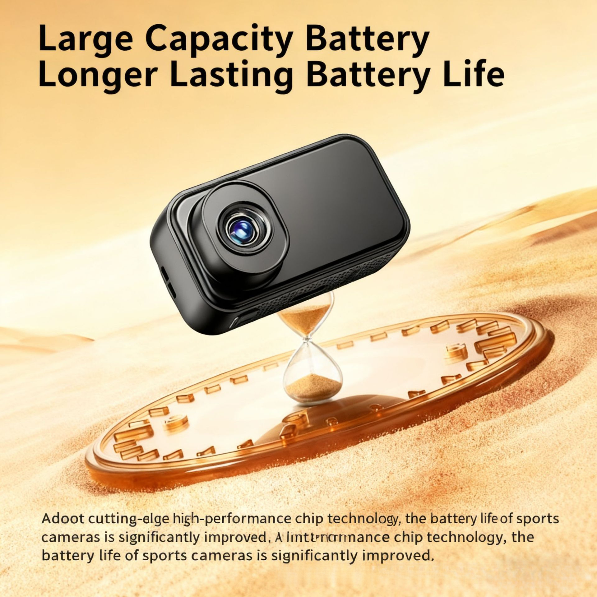 Clip de collar de absorción magnética 2K HD cámara de movimiento fotográfica grabadora de video sin conexión cámara de pulgar grabadora de viaje portátil