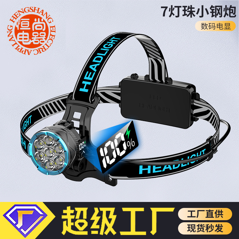 Cuentas de lámpara de matriz LED faro con sensor de luz fuerte, pantalla eléctrica digital lateral de cabeza de alta potencia, linterna de iluminación exterior