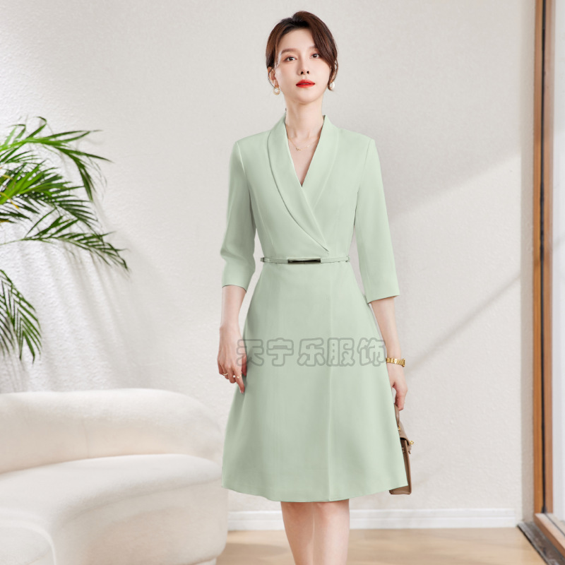 Summer professional suit dress formal occasion skirt female host photogenic OL formal speech contest clothing Summer professional suit dress formal occasion skirt female host photogenic OL formal speech contest clothing