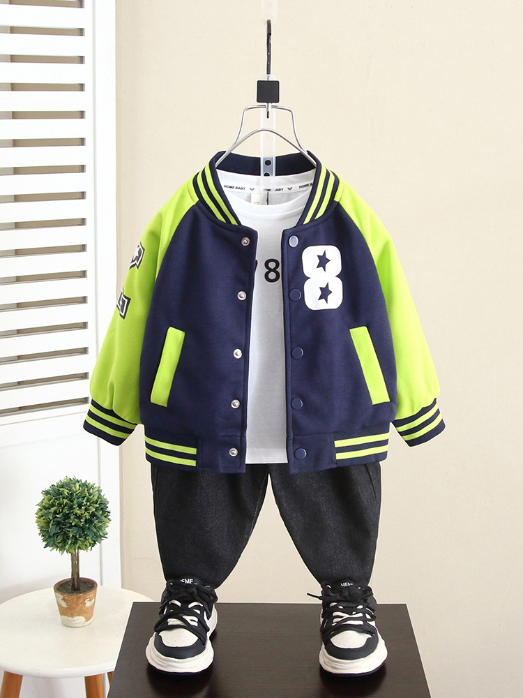 5888 Chaqueta de dinosaurio para niños Otoño Camisa con capucha de estilo occidental para niños 2024 Nuevo estilo Niño bebé Primavera y otoño Moda