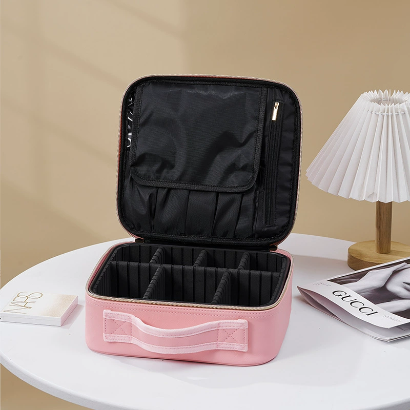 Makeup box, capacious handheld cosmetic bag, high quality organizer bag