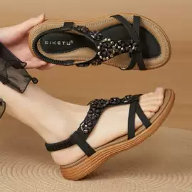 坡跟凉鞋;平底凉鞋;厚底凉鞋