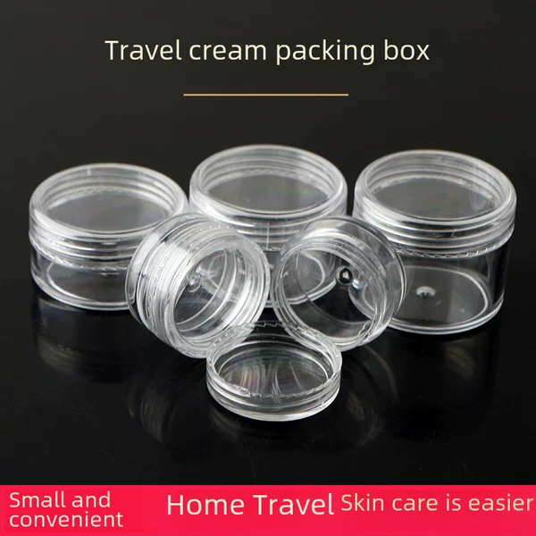 Factory wholesale 3 5 10 15 20g cream bottle plastic cosmetics sub-box eye shadow cream sub-bottle