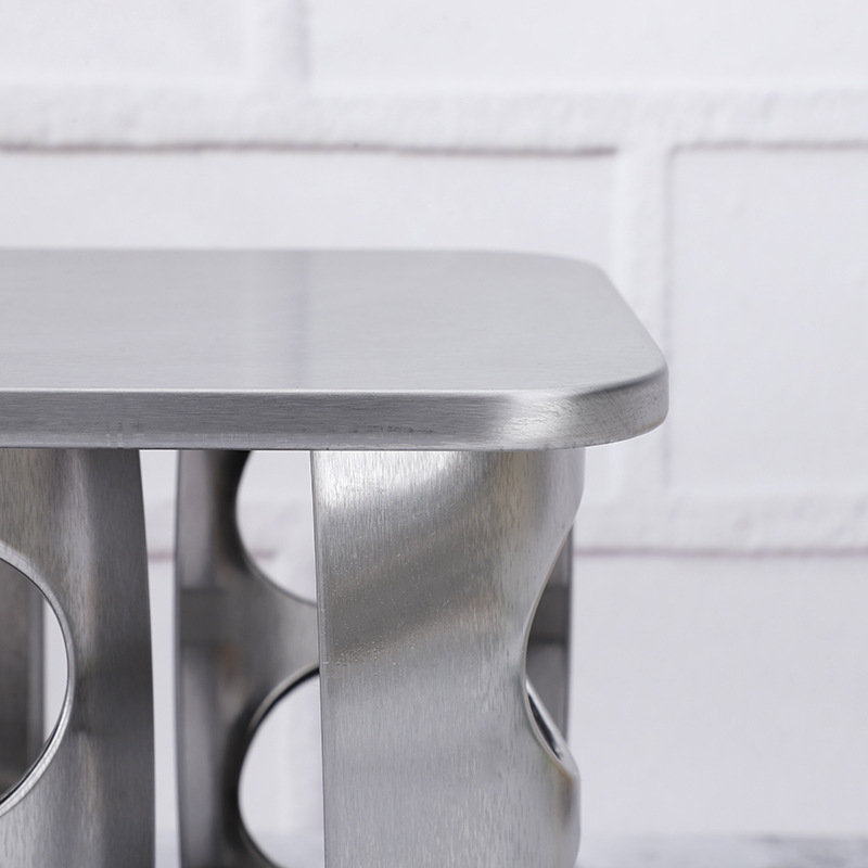 Botella de condimento base giratoria botella de condimento de acero inoxidable 8 combinación traje condimento botella de condimento de vidrio botella de condimento al por mayor