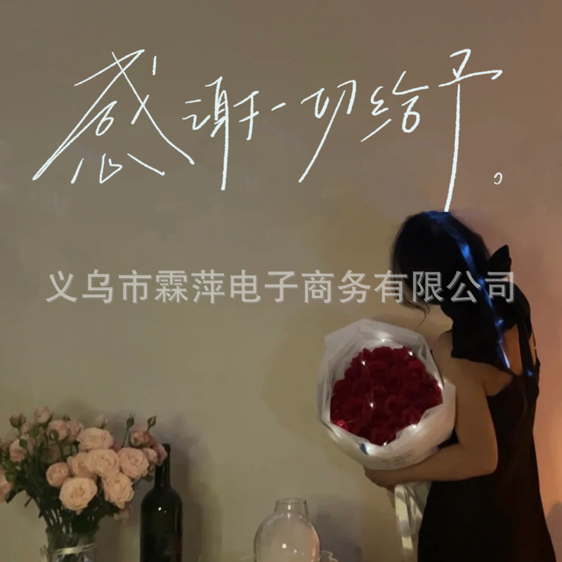 Little Red Book birthday ins atmosphere projection lamp happy birthday to me photo props projector Internet celebrity decoration