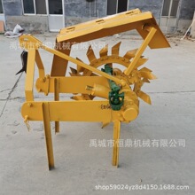 新款拖拉机偏置式开沟机双侧抛土开沟施肥机果园开沟机施肥挖沟机