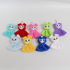 Twice朴志効平井桃孫彩瑛momo lovelyぬいぐるみカップルのキーホルダーのスカートのペンダント