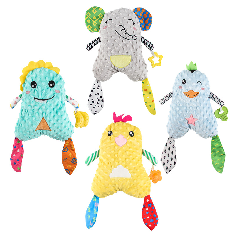 Juguetes para bebés y niños pequeños, muñecas de peluche para dormir, toallas de peluche 3D, juguetes de toallas lavables con agua image 3