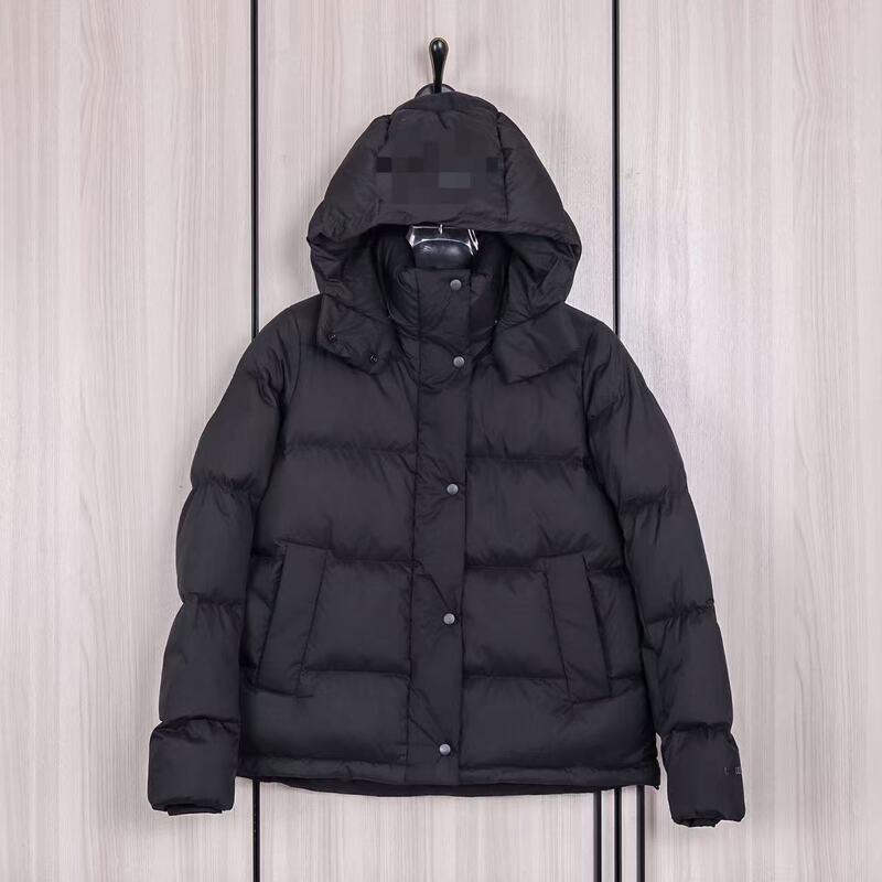 wunder puff lulu lulus men's and women's five-compartment down jacket goose down hooded padded warm bread coat
