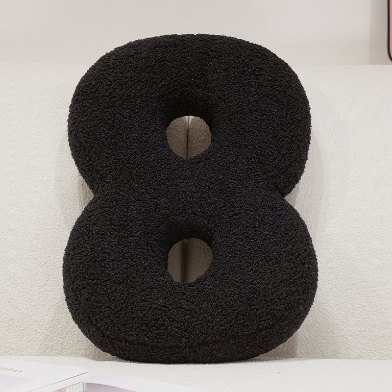 Símbolos digitales creativos almohada para estudiantes de aprendizaje puzzle jardín de infantes muñecas de peluche adornos para el hogar almohada