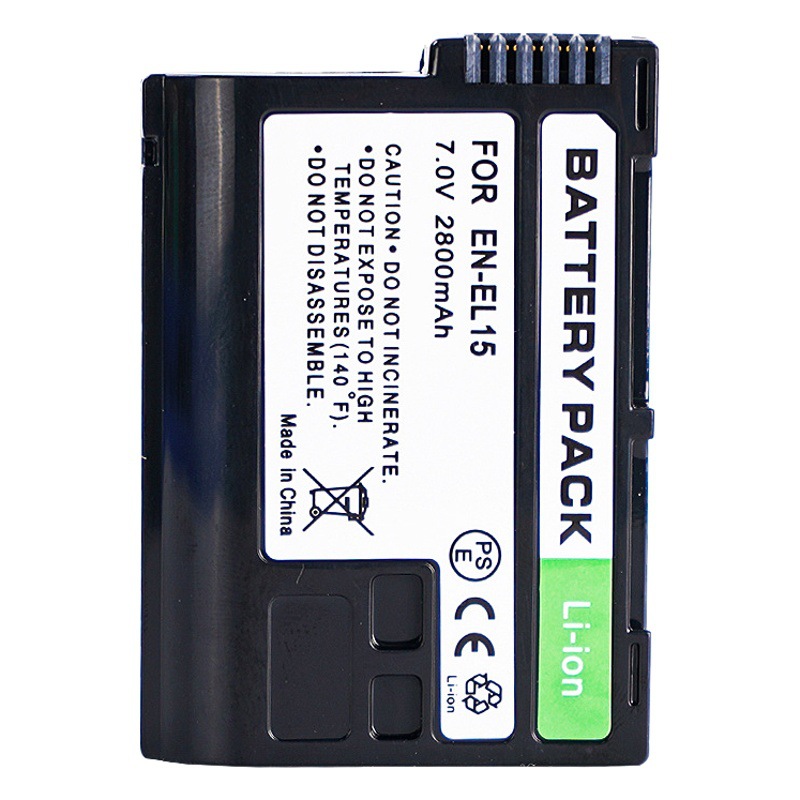 EN-EL15 batería adecuada para Nikon D850 D810 D800 D750 D610 D600 D7500 EL15A