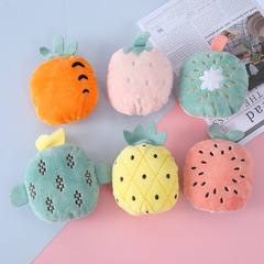 Cross-border Amazon new pet products, cat toys, ring paper, various interactive imitation fruit dog plush toys