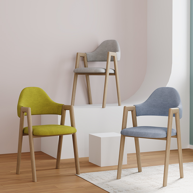 Dining Chair, Home Tea Chair, Dining Table Chair, Catering Commercial Reception Stool, Backrest, Rental Room, Comfortable Sedentary Negotiation Chair