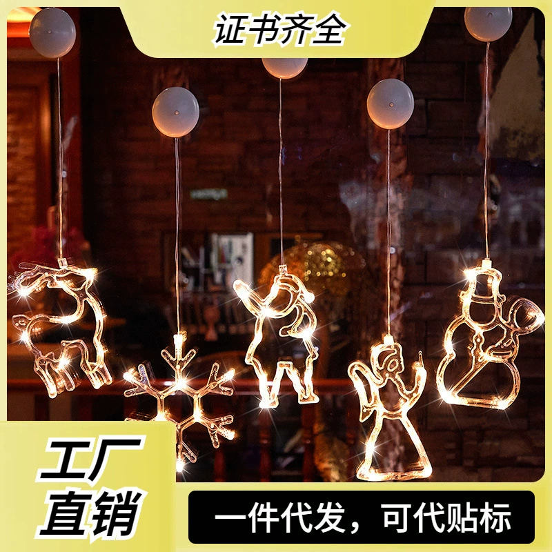 Ледяная потолочная LED-лампа — подвесной праздничный LED-украшение, множество мотивов, работает на батарейках