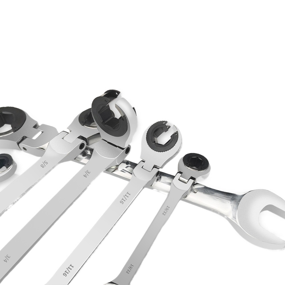 MIKUNI nueva llave de trinquete de tubo abierto Ajustable británico llave de ciruela Llave de trinquete abierta de doble propósito