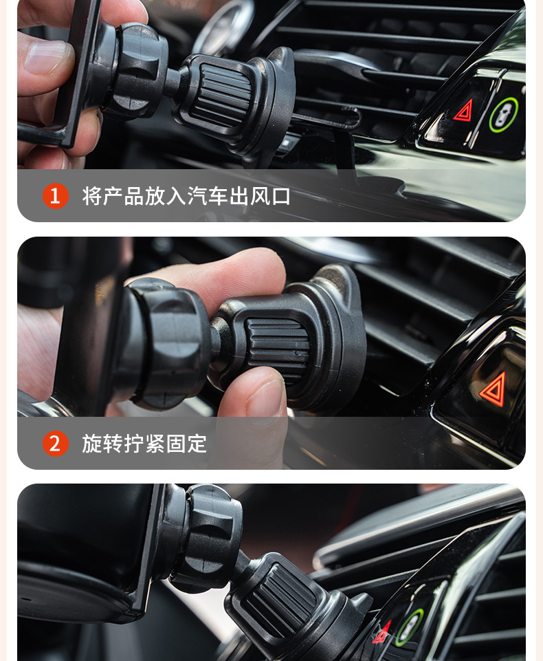 Car Air Conditioner Air Outlet Water Cup Holder Car Cup Holder Beverage Holder Ashtray Multi-Functional Fixed Hanging Cup Holder