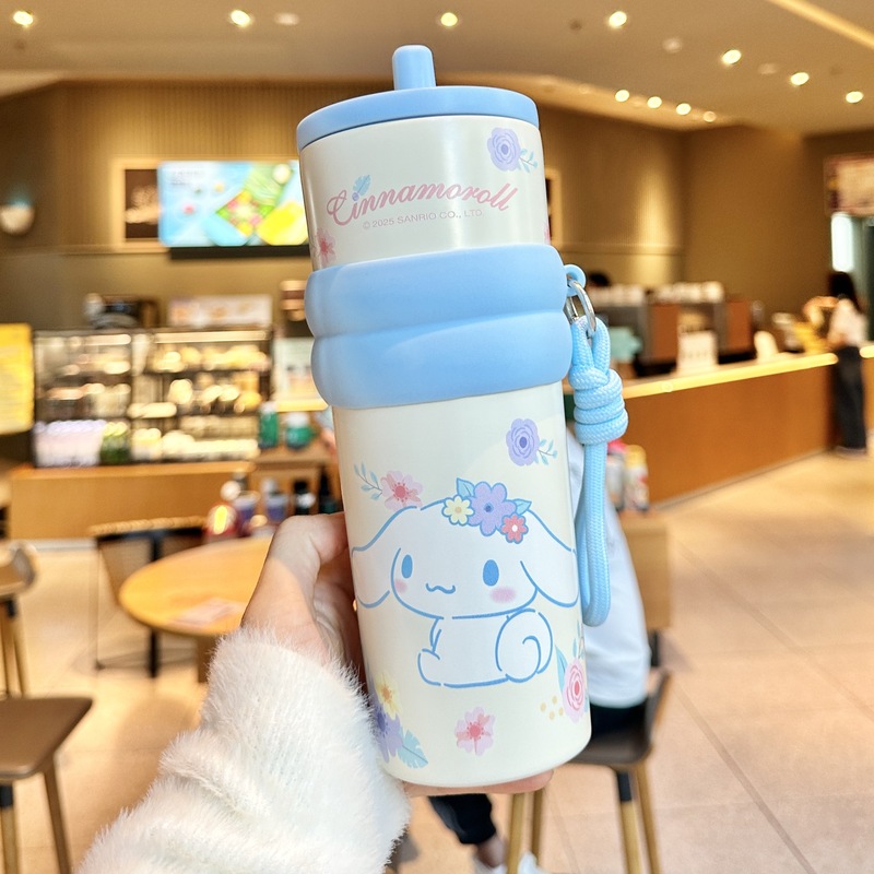 三丽鸥大容量保温杯2025新款冰霸杯高颜值吸管泡茶水杯子生日礼物|undefined