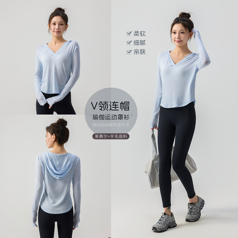 New Style Pure Desire V-Neck Long-Sleeve Top for Women, Classical Modern Dance Practice Wear, Jazz Fitness Sports Yoga Outfit New Style Pure Desire V-Neck Long-Sleeve Top for Women, Classical Modern Dance Practice Wear, Jazz Fitness Sports Yoga Outfit