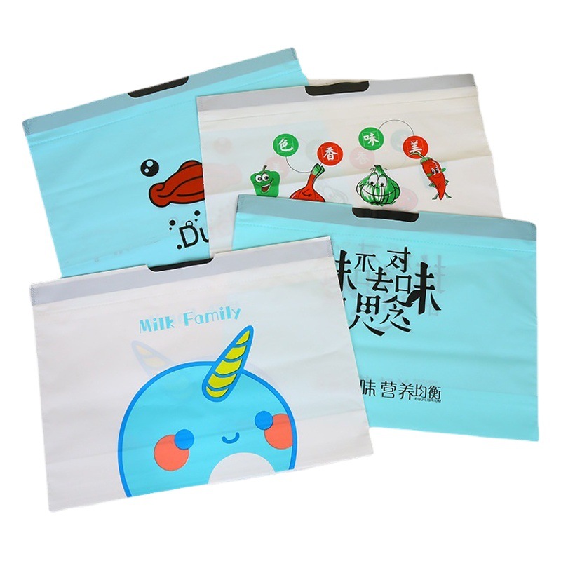 Muestra de embalaje para llevar bolsa de plástico con cordón Internet celebridad bolsa de embalaje fruta pesca comida compras bolso logotipo impreso