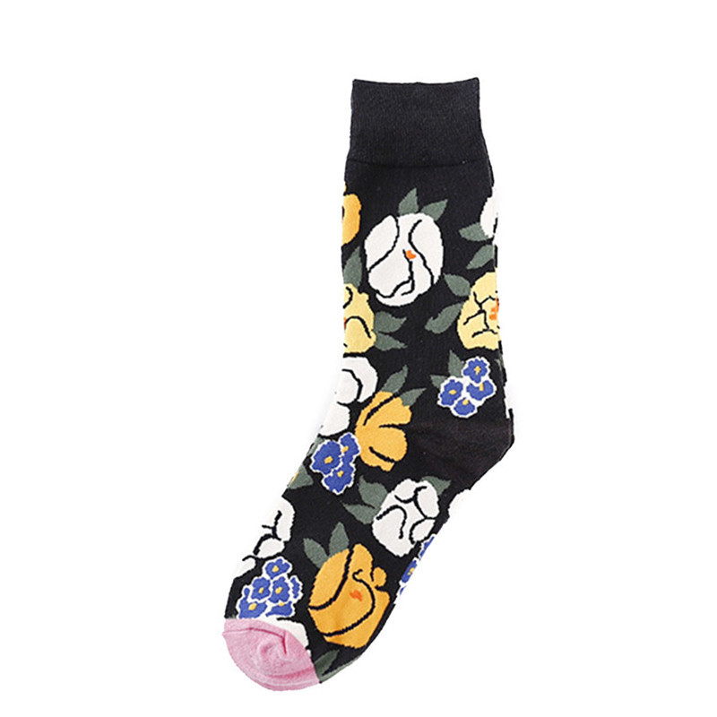 2023 fabricantes de calcetines de moda dibujos animados animal conejo perro gato comida serie frutas hombres y mujeres calcetines de algodón a mitad de la pantorrilla