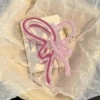 3#Gradient rose red butterfly grab