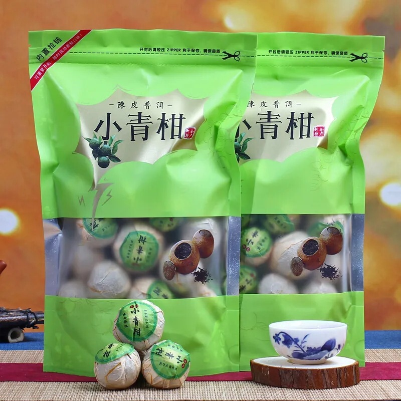 Xinhui Xiaoqing orange tea tangerine peel Pu'er tea cooked tea Ye Qing Orange Orange Pu tea orange Pu tea 150g bag wholesale Xinhui Xiaoqing orange tea tangerine peel Pu'er tea cooked tea Ye Qing Orange Orange Pu tea orange Pu tea 150g bag wholesale