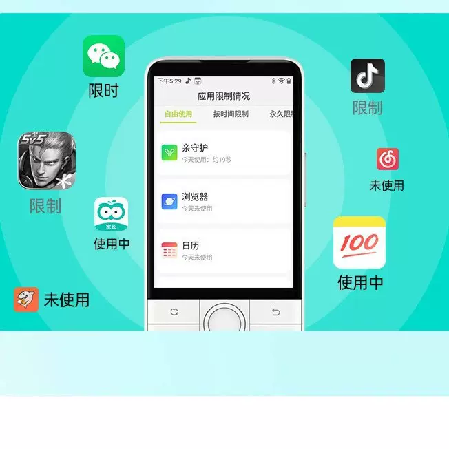 多亲手机QIN F22 无摄像头智能保密精准定位