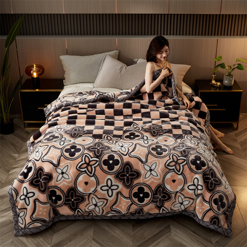 2024 nueva manta raschel gruesa