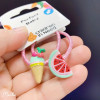 Cute hairgrip, fruit hair accessory, children's hairpins