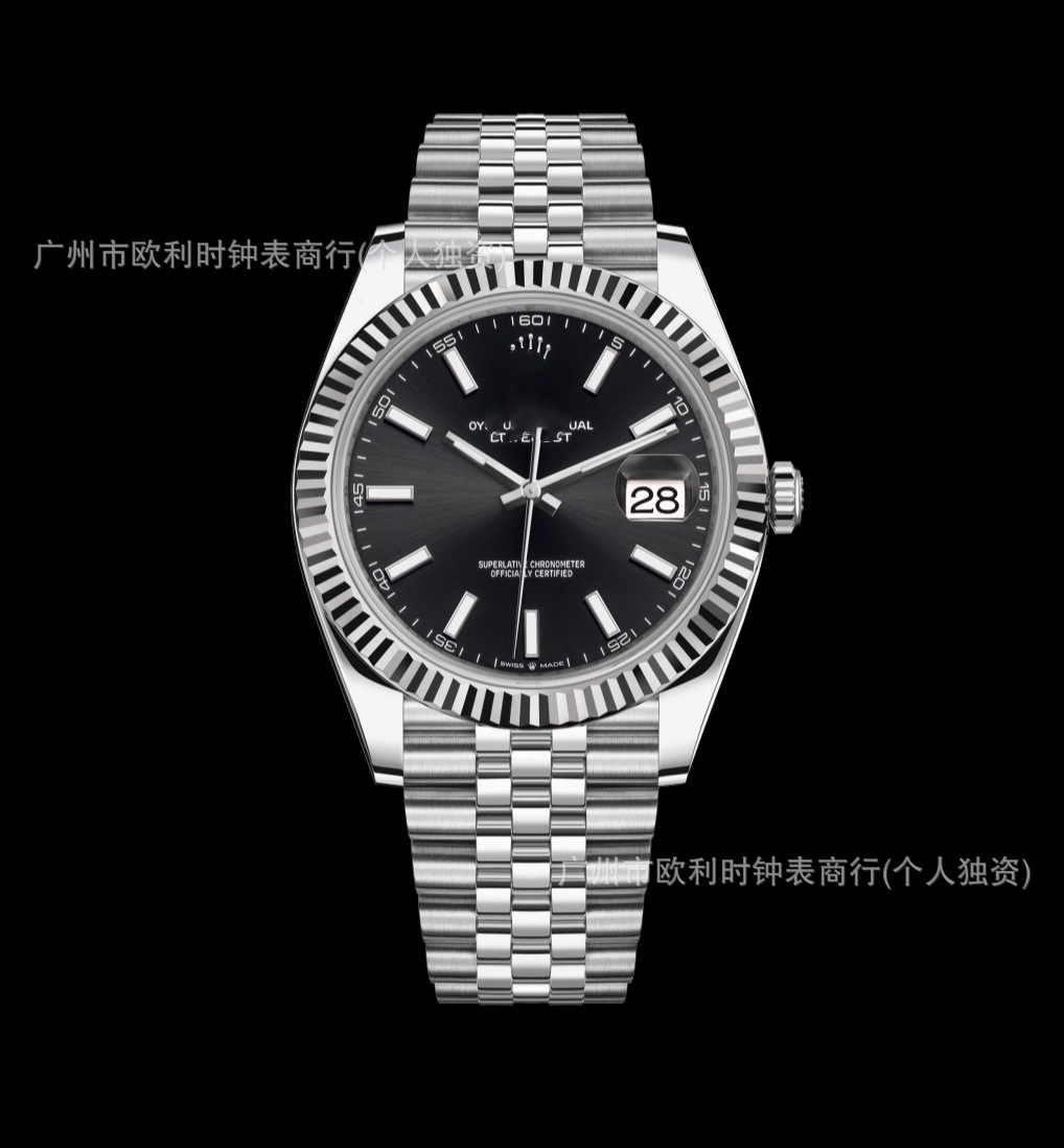 Laojia comercio exterior transfronterizo tendencia de moda hombre reloj mecánico automático tipo registro de correa de acero comercial impermeable reloj de luz nocturna