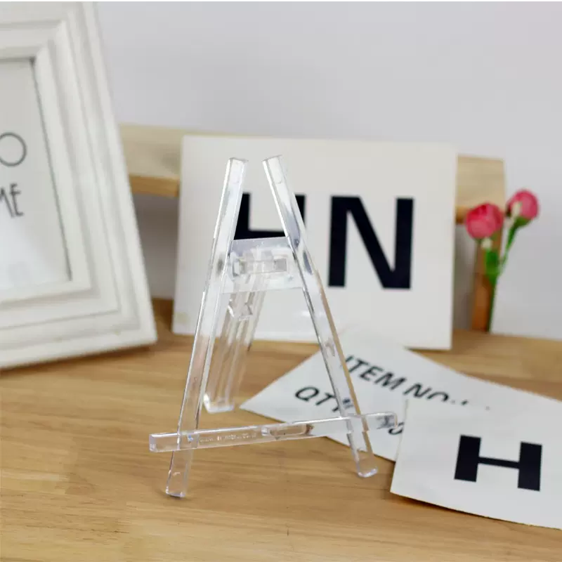 收纳架 亚克力高档名片手机架办公桌面名片架创意商务办公 名片架