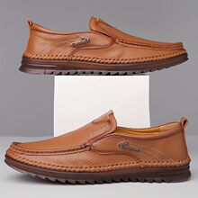 M 18147 Soft Sole Leather Driving Shoes ��ʿ����ƤЬ ��