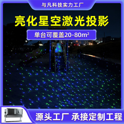 starry sky Projection lamp laser light source Firefly Spotlight Lawn Decorative lamp outdoors Lighting Scenery DMX512 synchronization