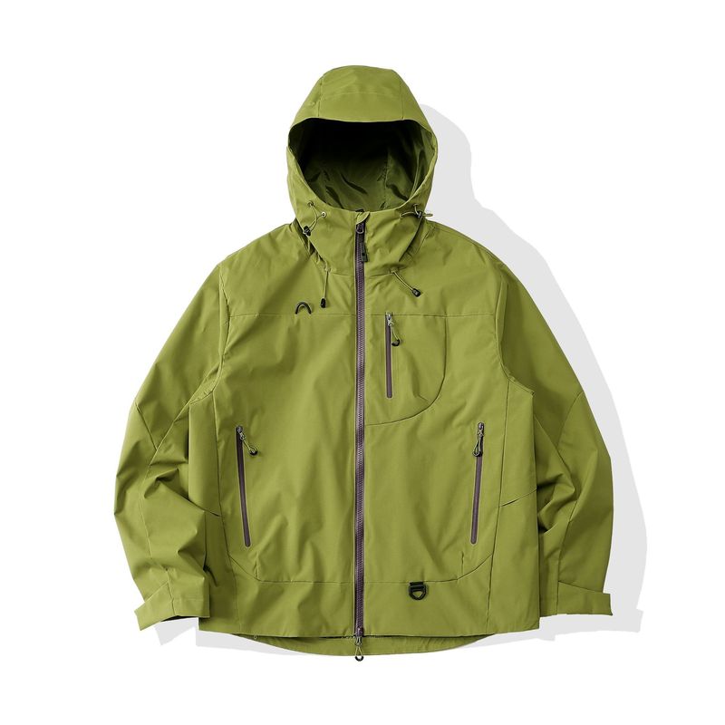 春秋雪霁黄登山服外套三合一可拆卸男女户外徒步防风防泼水冲锋衣|undefined
