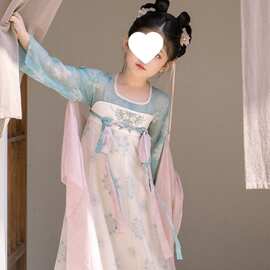 汉服女童春夏日常洋气中国风连衣裙小女孩新款唐装抖音网2026新款