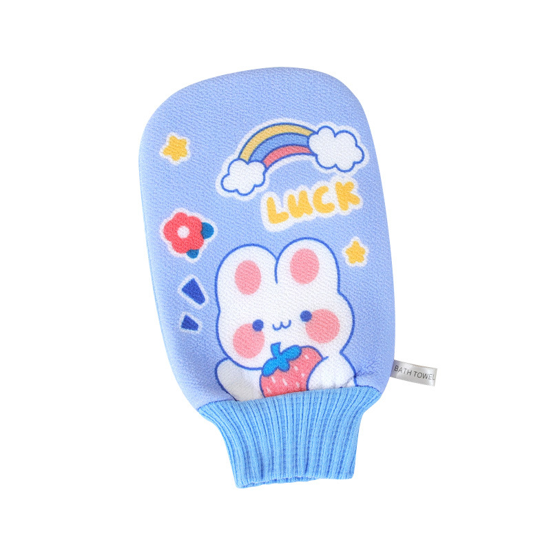 Toalla de baño de doble capa engrosada fuerte Descontaminación de barro adulto espalda frotando guantes hogar Baño baño Baño tela artefacto