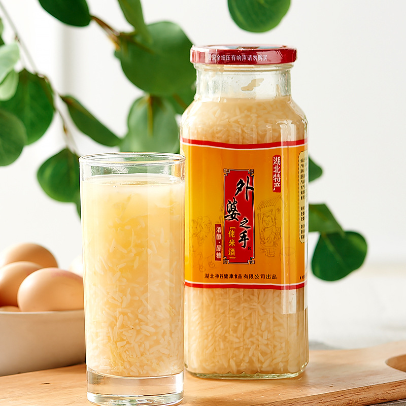Shendan Grandma's Hand Glutinous Rice Wine Sweet Wine Fermented Rice Wine 1 Bottle