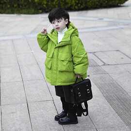 儿童冬季棉服夹棉加厚爆款防水派克服帅气时尚宝宝保暖一件过冬潮