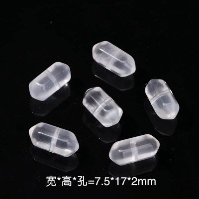 Natural Crystal Random Beads Zərgərlik ara hissələri - no-3-white-agatevarious-sizes