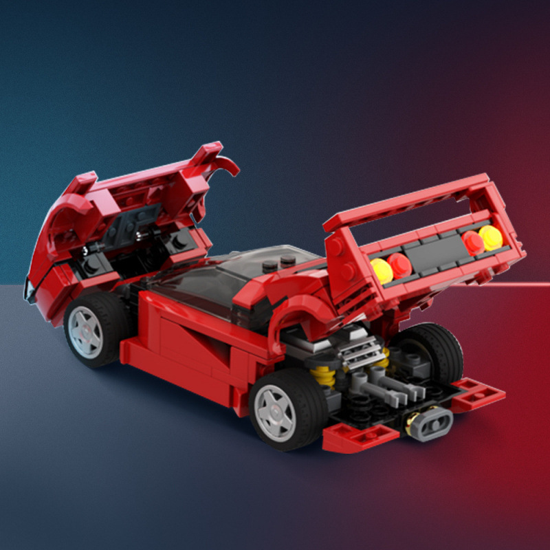 Moc-104559 Ferrari F40 Building Block Toy Ferrari Compatible with Lego, Cross-Border Hot-Selling Product, Dropshipping Available