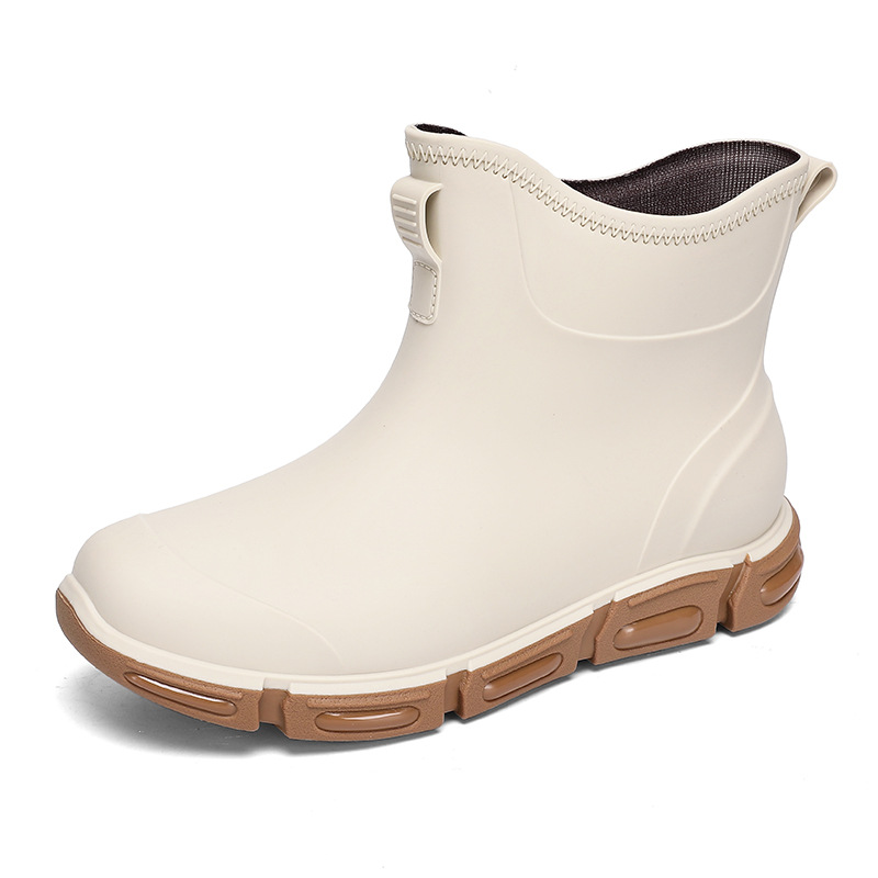 Botas de Lluvia Cortas para Hombre Plástico Impermeable Antideslizante para Exteriores image 5