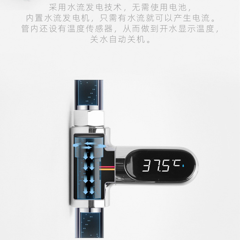 クロスボーダー LED スマートデジタルディスプレイ水温計家族視覚温度計赤ちゃん特別なバス水温計|undefined