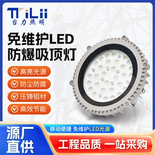 LED防爆灯车间仓库照明吸顶灯三防灯防水防尘船用过道防爆平台灯