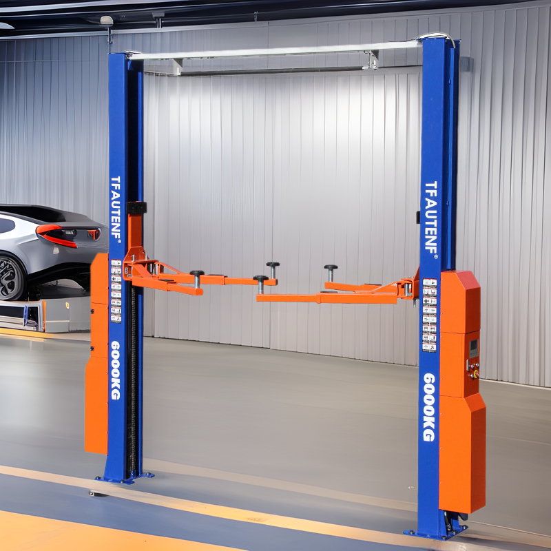 Elevador Hidráulico de Doble Columna para Autos, Plataforma Elevadora de 6 Toneladas, Exportación de Comercio Exterior, Directo de Fábrica