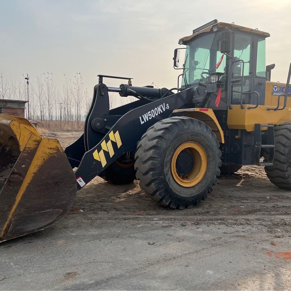 Línea de exportación nacional y extranjera Cargador grande de segunda mano XCMG 500 Longgong 855 856 965 Carretilla elevadora