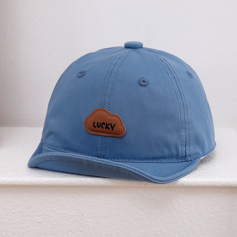 Sombrero de bebé primavera y otoño sombrero de béisbol masculino sombrero de protección solar sombrero deportivo sombrero de brida suave para niños adorable marea súper lindo